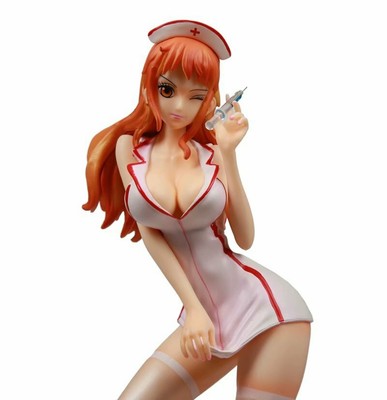 Nami Nurse Ver GK Statue 33cm Anime ONE PIECE PVC Figure Toy Model New Loose