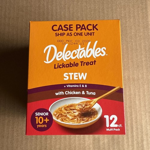 Hartz Delectables Bisque Stews Chowder Lickable Treat Various Flavors - EXP 2026 - Picture 39 of 46