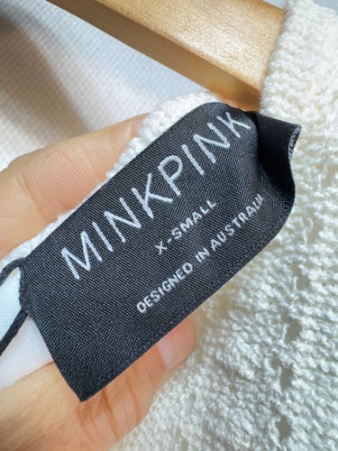 Minkpink Womens Tinsley Knit Midi Dress XS Sleeveless Euro Summer NWT - Picture 2 of 15