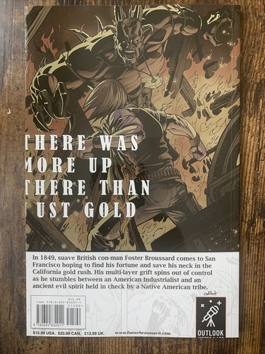 Foster Broussard Demons Of The Gold Rush Graphic Novel 2017. Paperback - Foto 2 di 2