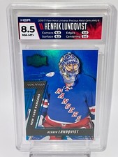 Henrik Lundqvist 2016-17 Showcase Metal Universe #MU-8 Precious Metal Gems 5/50
