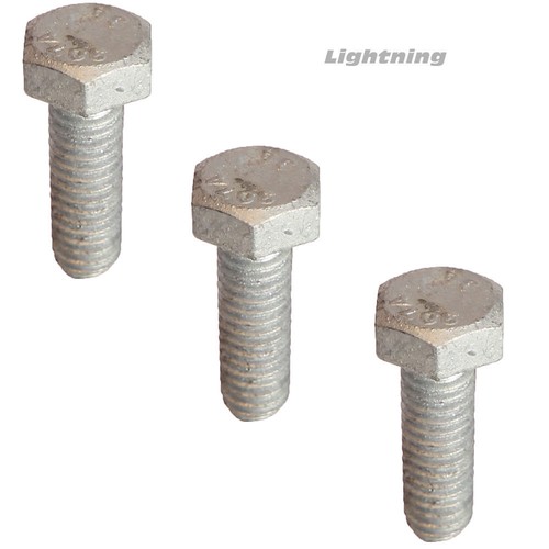 3/4-10 x 2-1/2" Hex Bolts Hot Dip Galvanized Cap Screws and Nuts Quantity 50 - Picture 3 of 3