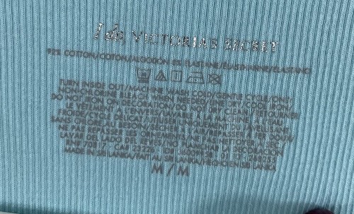 Victoria's Secret Bride I DO Tank Top size Medium Bling Bridal rhinestone blue - Picture 4 of 8