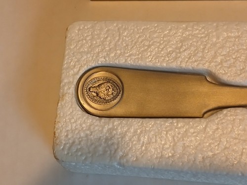 The Franklin Mint The American Colonies Pewter Spoon Virginia - Picture 3 of 4