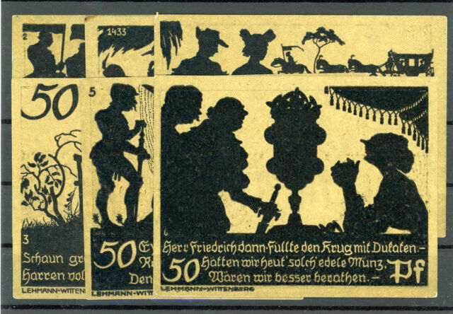Schmiedeberg 6 Scheine Notgeld ..........................................2/18033 Schmiedeberg 6 Scheine Notgeld ..........................................2/18033