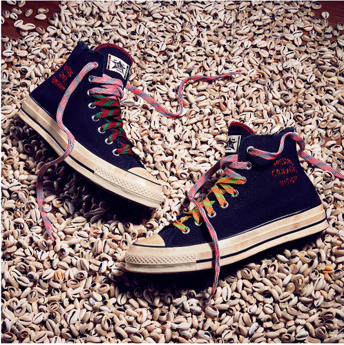 Converse BARRIERS X CHUCK 70 HIGH 'THE NORTH STAR' A01786C COLABORACIÓN NEGRO/ROJO/BLANCO - Imagen 4 de 13