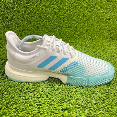 Hot adidas solecourt boost parley blue men's shoe Clearance