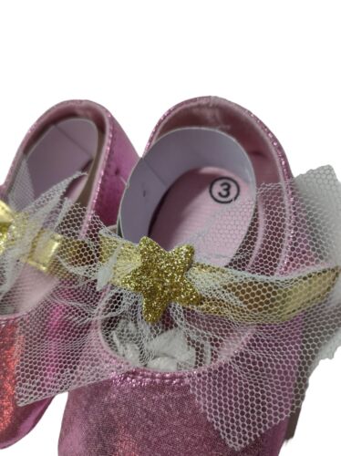 Girls Toddler Glitter Kids Shoes Ballerina Dress Up Flats Slippers MSG Sz 1 Or 3 - Picture 9 of 17