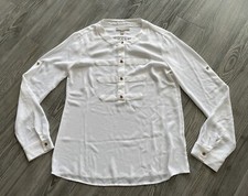 Banana Republic Long Sleeve Blouse White Size XS