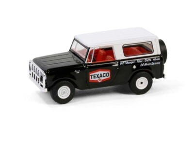 1963 Harvester Scout - Texaco Diecast 1:64 Scale Model - Greenlight 41165B