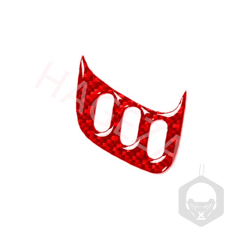 Moldura de panel de manija de puerta delantera de fibra de carbono roja para Honda Ridgeline Passport Pilot - Imagen 7 de 16