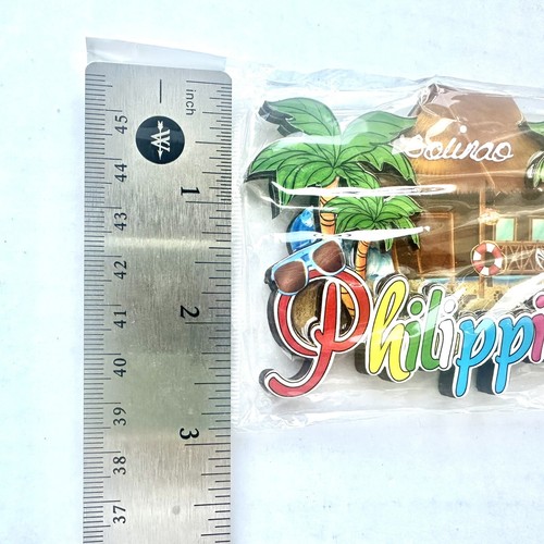 Bolinao Philippines Refrigerator Magnet 3D Travel Souvenirs Wood Craft *NEW* - Picture 5 of 5