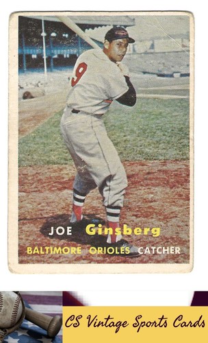 1957 Topps #236 Joe Ginsberg - Bild 1 von 2