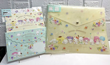 Sanrio Clear Flat Case Letter Set, Set of 2 Hello Kitty Kuromi Cinnamoroll  JP