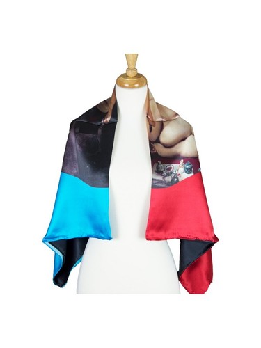 Beauty Mulberry Satin Silk Stole Women Square Scarf - Picture 2 of 5