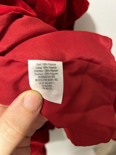 Brand New Gymboree Ruffle Velvet Red Girls Dress Christmas Holidays Size 8 Kids - Picture 6 of 6