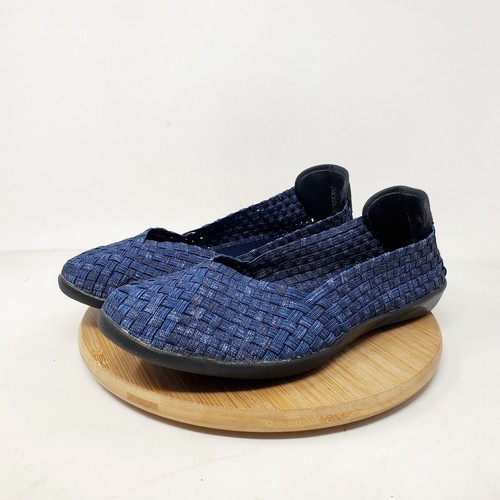 Bernie Mev scarpe da passerella donna 40 blu sandali bassi minimalisti leggeri - Foto 4 di 11