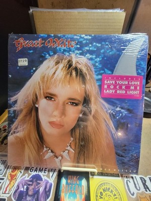 LP SEALED - Great White - Once Bitten, US 1987