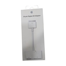Lot of 3 Apple MD098ZM/A 30 Pin Digital AV Adapter - White