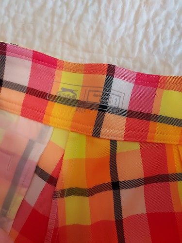 NEW Slazenger Golf Shorts Women's Size 2 Plaid see measurements NWT - Picture 5 of 9
