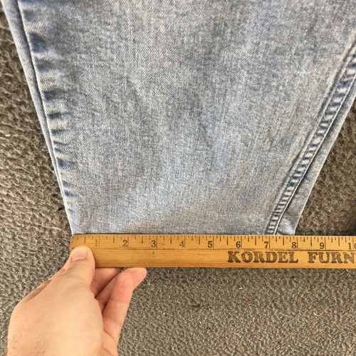 Levis 511 Slim Straight Jeans Mens 38x30 Blue Light Wash Denim Mid Rise Zip Fly - Picture 10 of 19