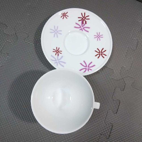 Juego de tazas y platillos VOLVO diseño alce taza cerámica reno estilo escandinavo - Imagen 8 de 10