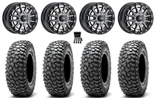 ITP SD10 Bdlk 15x6.5 Wheels GM 37" RocScraper Tires Can-Am Maverick R