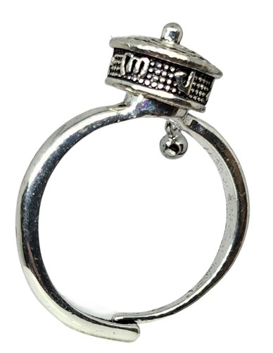 Anillo de ansiedad giratorio Flor de loto Spinning Fidget Anillo Budista... - Imagen 3 de 24