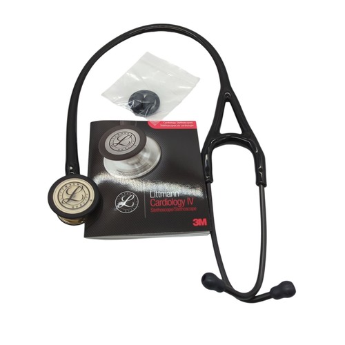 3M Littmann Cardiology IV Stethoskop für die Diagnose, 6179, Bruststück, schwarz - Bild 1 von 2
