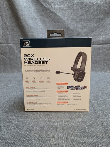 Delton 20X Wireless Computer Headset with Noise Cancelling Microphone - Picture 2 of 4