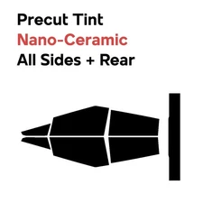 Precut Window Film Automotive Nano Ceramic Tint for Tesla Cybertruck 2024-2025