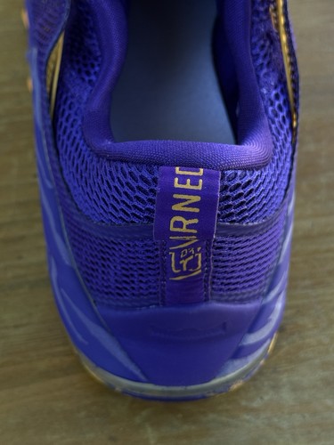 Nike Lebron 12 XII Low LSU Promo Sample 12 Geaux Tigers Lakers Purple 1 3 11 - Bild 10 von 12