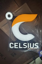NEW PEPSI Celsius energy drink Led HANGING Sign BRIGHT Bar Mancave She Shed