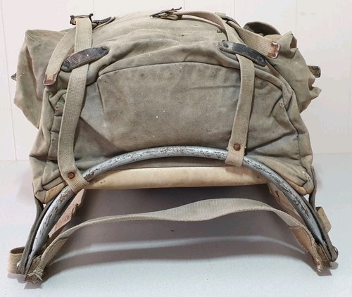 Cresta Brown Best, Vintage Duck Canvas Rucksack 1950s/60s. - Picture 7 of 9