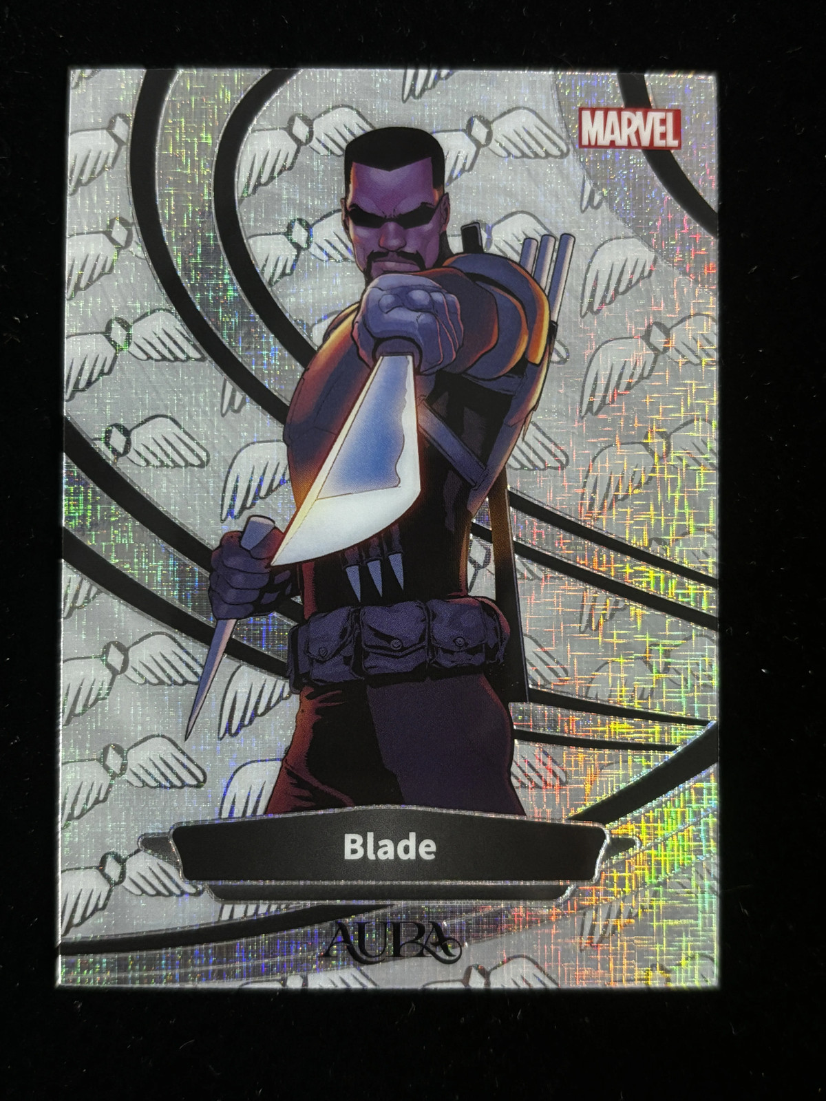 2025 KAKAWOW Aura Marvel Trading Angel Card #AM-IA-23 Blade 276/390 -gl12