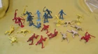 Vintage Marx Rin Tin Tin Fort Apache 60mm Cavalry & Skinny Indians Damaged