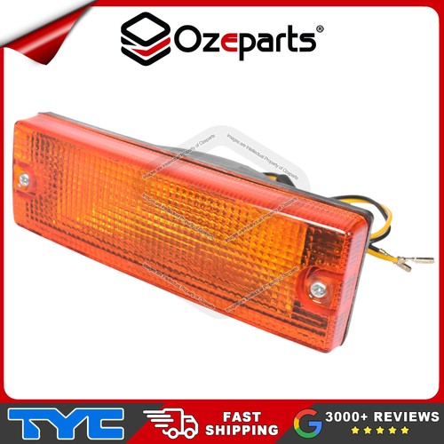 Pair LH+RH Bumper Bar Light Indicator Lamp Amber For Holden Rodeo TF 1991~1998 - Picture 5 of 6