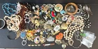 Lot Of Vintage & Modern Costume Jewelry Necklaces Bracelets Pins Brooches
