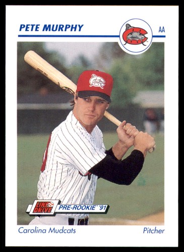 1991 Line Drive AA #113 Pete Murphy Carolina Mudcats - Bild 1 von 2