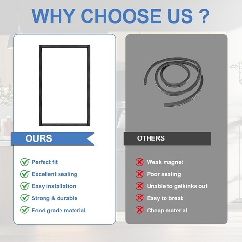 Upgrade 242193212 Kühlschrank Türdichtung Ersatz kompatibel AP5806924 - Bild 7 von 7