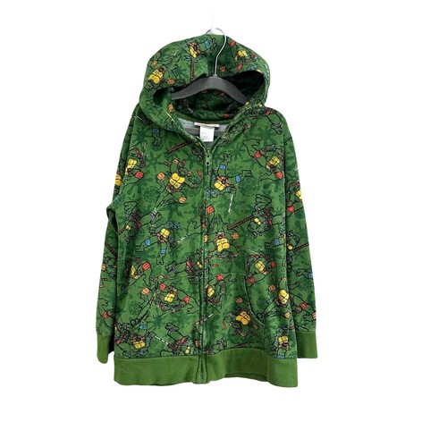 Nickelodeon TMNT Teenage Mutant Ninja Turtles Backpack Hoodie Sweatshirt Boys M - Picture 3 of 10