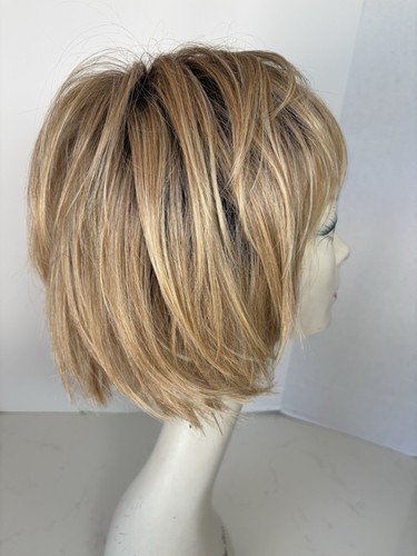 Gabor Essentials SS Medium Blonde Chin Length Modern Bob Heat Friendly Wig - Picture 4 of 16