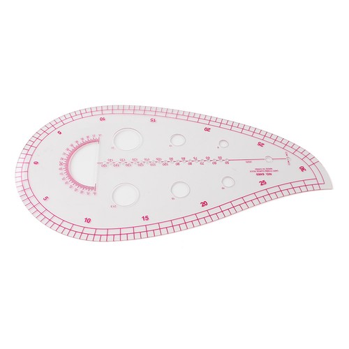 DIY Sewing Sleeve Curve Plastic Metric Ruler Tailor Set DIY Clothing Supplies - Picture 8 of 12