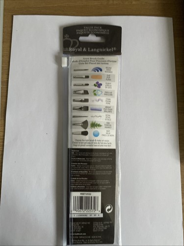 Royal & Langnickel Gold Taklon 5 Set Paint Brushes Acrylic Watercolour Tempera - Picture 2 of 2