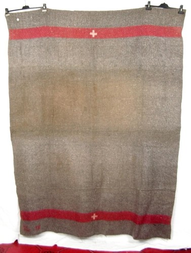 WW1 GL 18 SWISS SWITZERLAND ARMY FIELD WOOL BLANKET