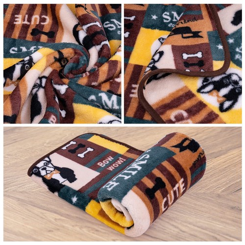 Flying Paws Dog Blankets,3 PCS Soft Pet Blanket Washable Puppy Flannel Blankets, - Picture 11 of 14