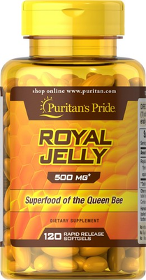 #ad Puritan#x27;s Pride Royal Jelly 500 mg 120 Softgels $10.99