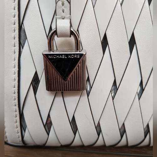 Michael Kors Woven Satchel Handtasche - Mercer Studio - Double Short Handle - Leder - Bild 3 von 11