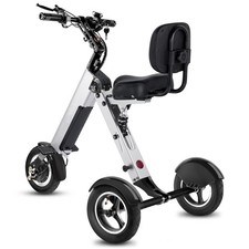 Used TopMate E35 Electric Mobility Scooter 3 Wheel with Backrest Seat Adult