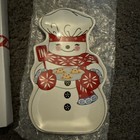 Temp-tations By Tara Seasonal Spoon Rest Snowman Merry Chefs Christmas Tray 